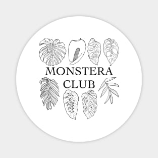 Monstera Club Magnet